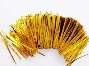 

4000pcs Metal pet tie for gift packing, gift tie, bag clip tie
