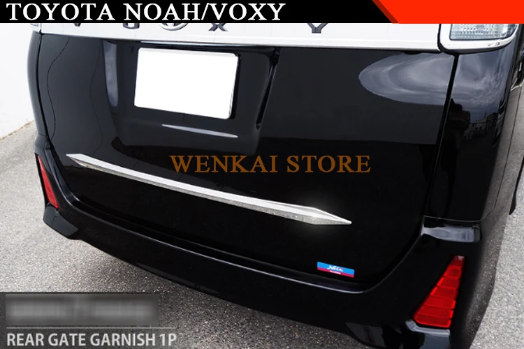 ABS Хромированная Задняя Крышка багажника для Toyota Noah Voxy 80 Series аксессуары для стайлинга автомобилей