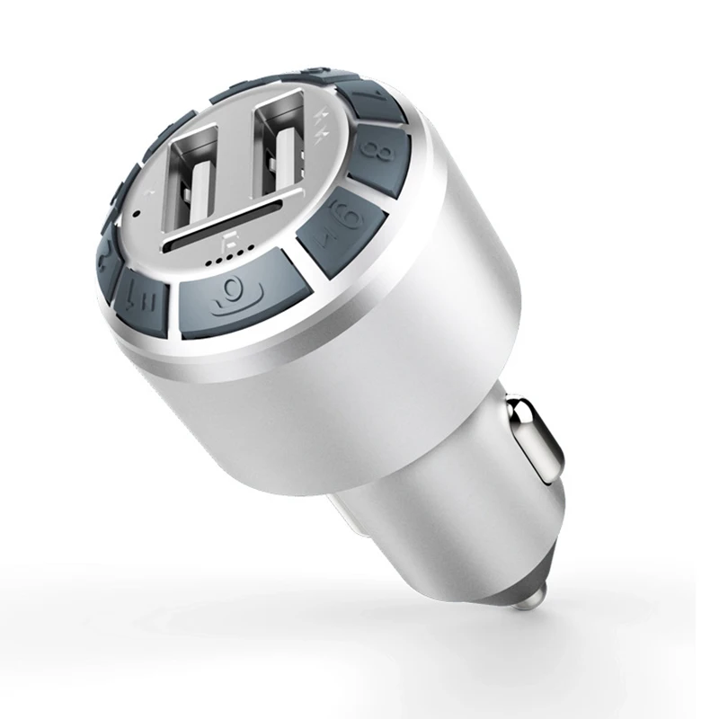 Rylybons 5V Wireless Dual USB Ports FM Transmitters Car Charger bluetooth MP3 Player Handsfree Kit For Mobile Charging | Автомобили и