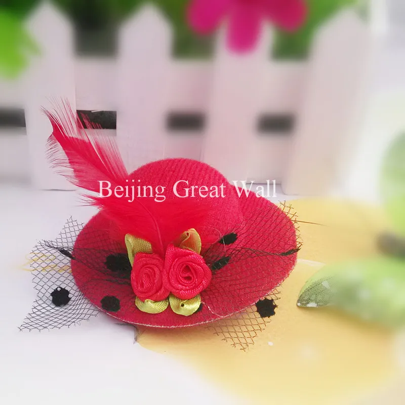 бесплатно кораблей!! весной 2014 года новая партия мадых мех шляпу шпильки цветок