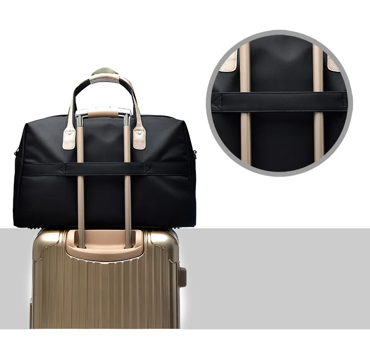 Wobag, Лоскутная Кожа, мужские дорожные сумки для путешествий, водонепроницаемые, Оксфорд, Женская дорожная сумка, Большая вместительная сумка для багажа, сумка на плечо
