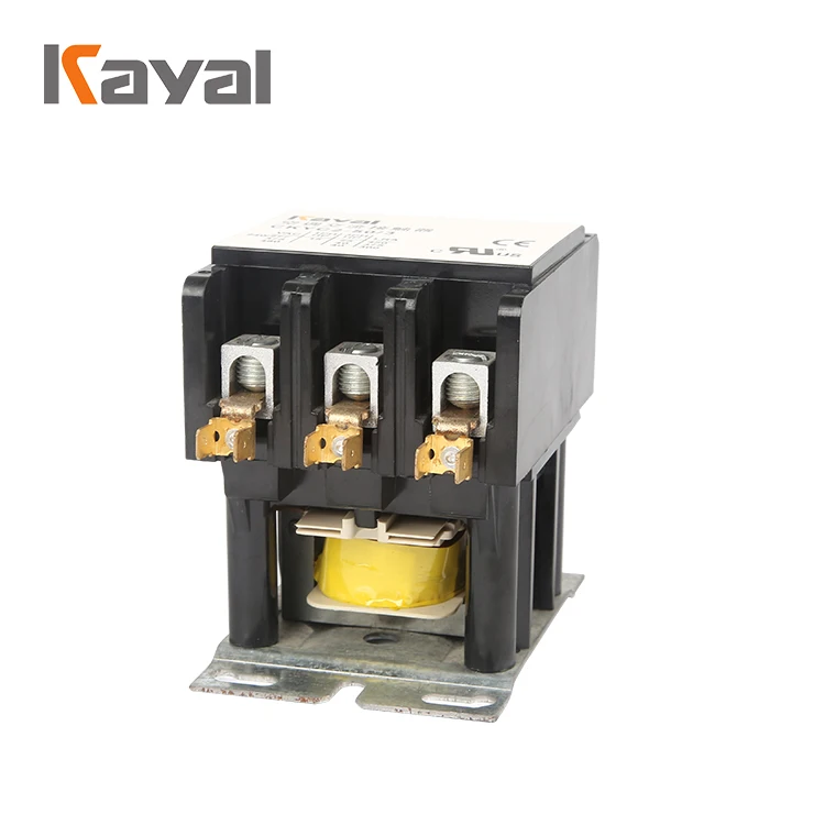 Оригинальный магнитный контактор для кондиционера Kayal CJX9 UL Certicate 24 240V AC DP Contactor1P 2P