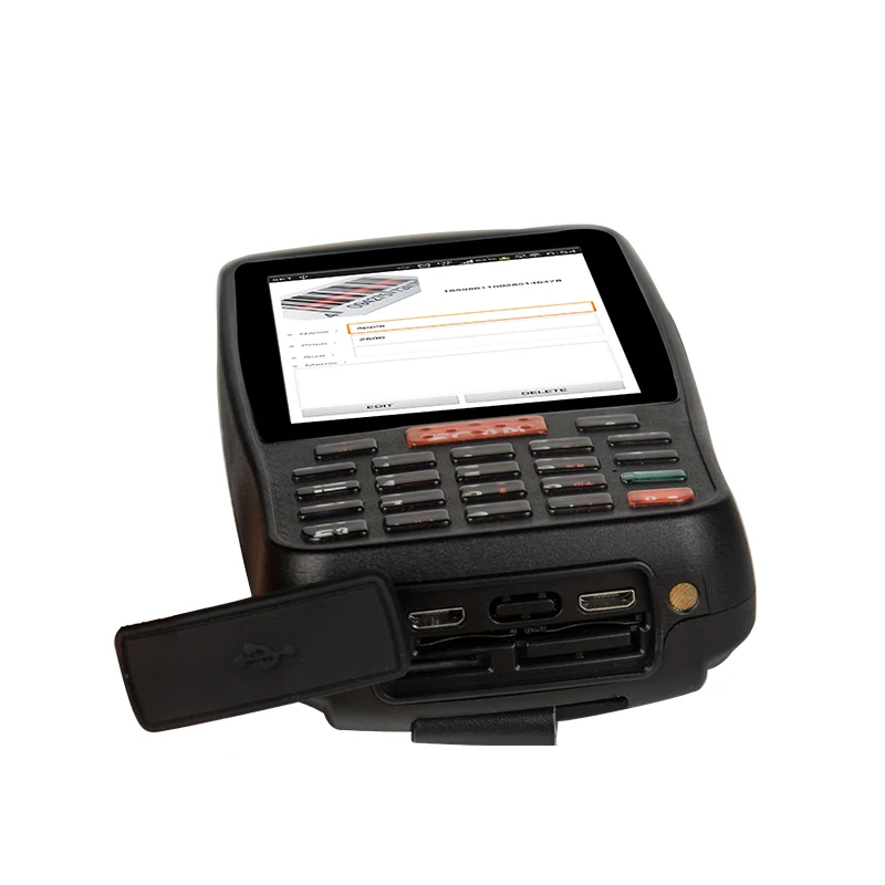 4G LTE Android PDA сканер 1D 2D QR портативный считыватель штрих кодов с экраном|scanner