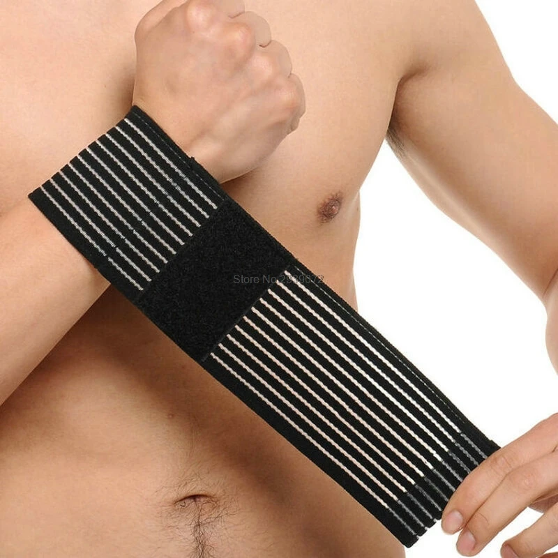 1 шт. Полосатое облегающее ок одежда повязка на запястье регулируемый спортивный