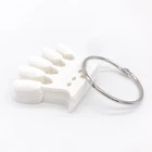 Хит 10 шт.компл., накладные ногти, цветные палитры, лак, карта, дисплей, тренировочные палочки, белая корона, ногти, стиль, образцы, полка для маникюра