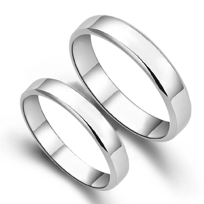 2 шт. кольца из полированной нержавеющей стали для мужчин и женщин|stainless steel ring|ring