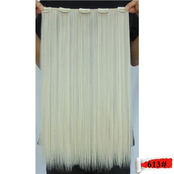 #613 Wjlzz5050/1 p Xi. Rocks синтетические 20 дюймов Ombre ClipIn волосы для наращивания длинные прямые накладные парики для наращивания шиньоны для женщин парик - Цвет: #613