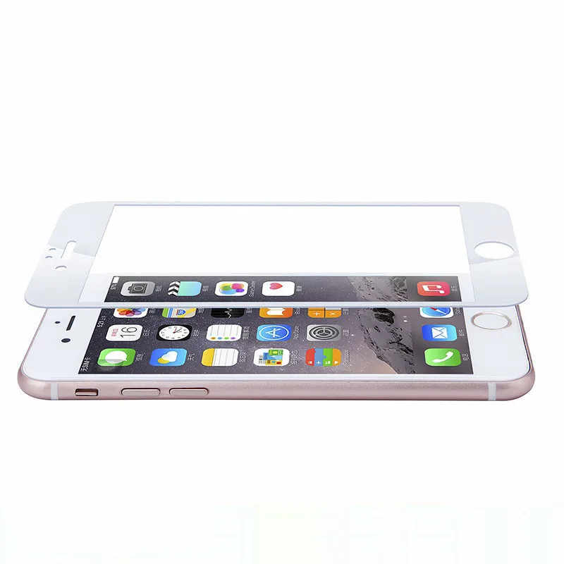 3D полное покрытие закаленное стекло для iPhone 7 8 Plus Взрывозащищенная защитная