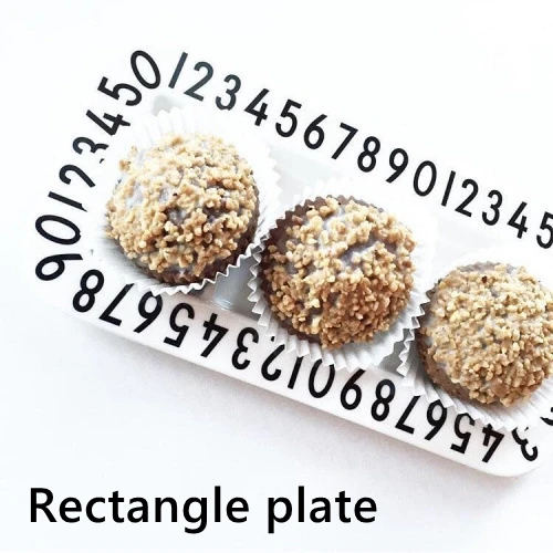 Rectangle plate Тарелки с буквенным принтом, миски для супа, блюда для еды, спагетти, тарелка для детского питания, салат, паста, десертная тарелка, столовая посуда, домашняя посуда - Цвет: Rectangle plate