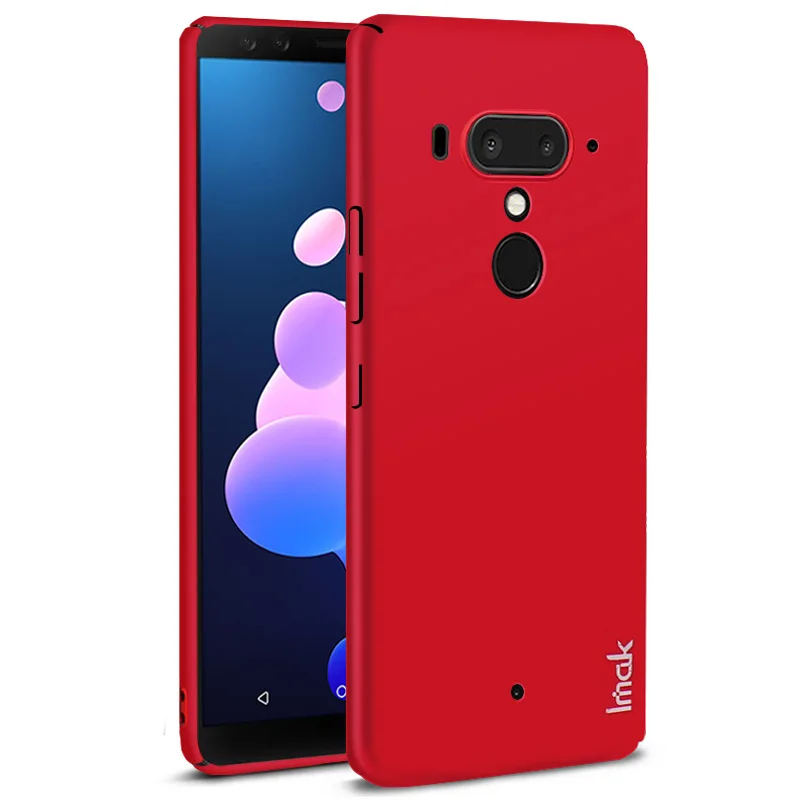 IMAK JAZZ Тонкий чехол для телефона s htc U12 Plus ПК Жесткий матовый защита задней крышки