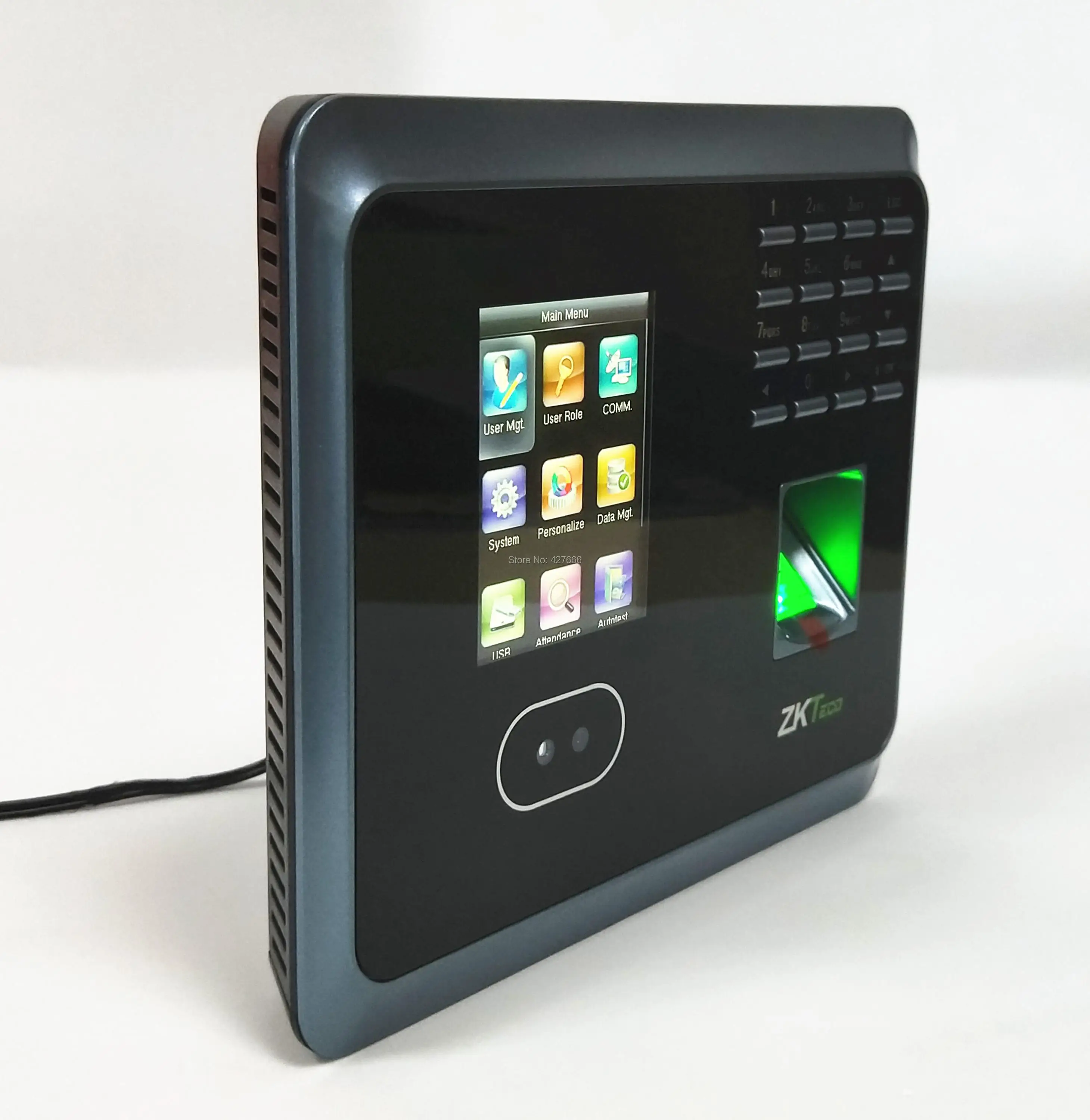 Wi-fi-фингерпринта ZK UF100Plus Wi-Fi TCP/IP лица рабочего времени Системы с бесплатным программным обеспечением