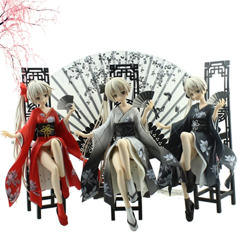 Кимоно Kasugano Sora из аниме Игра в Уединение с веером 3 цвета экшн-фигурка игрушки