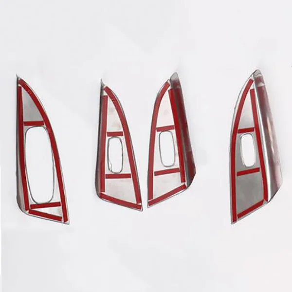 Нержавеющая сталь двери салона автомобиля подлокотник крышка окна подъемник