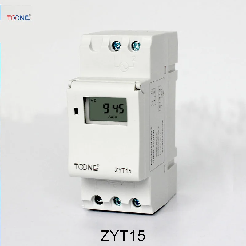 ZYT15 220VAC 16A DIN RAIL ЦИФРОВОЙ ПРОГРАММИРУЕМЫЙ ТАЙМЕР ВЫКЛЮЧАТЕЛЬ | Обустройство дома
