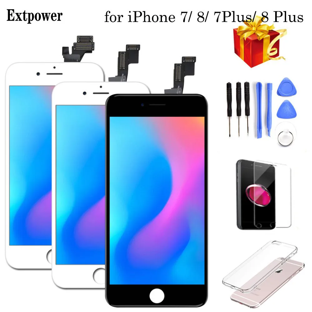 Высококачественный ЖК экран Extpower AAAA в сборе для iPhone 5S 7 8 plus сменный сенсорный