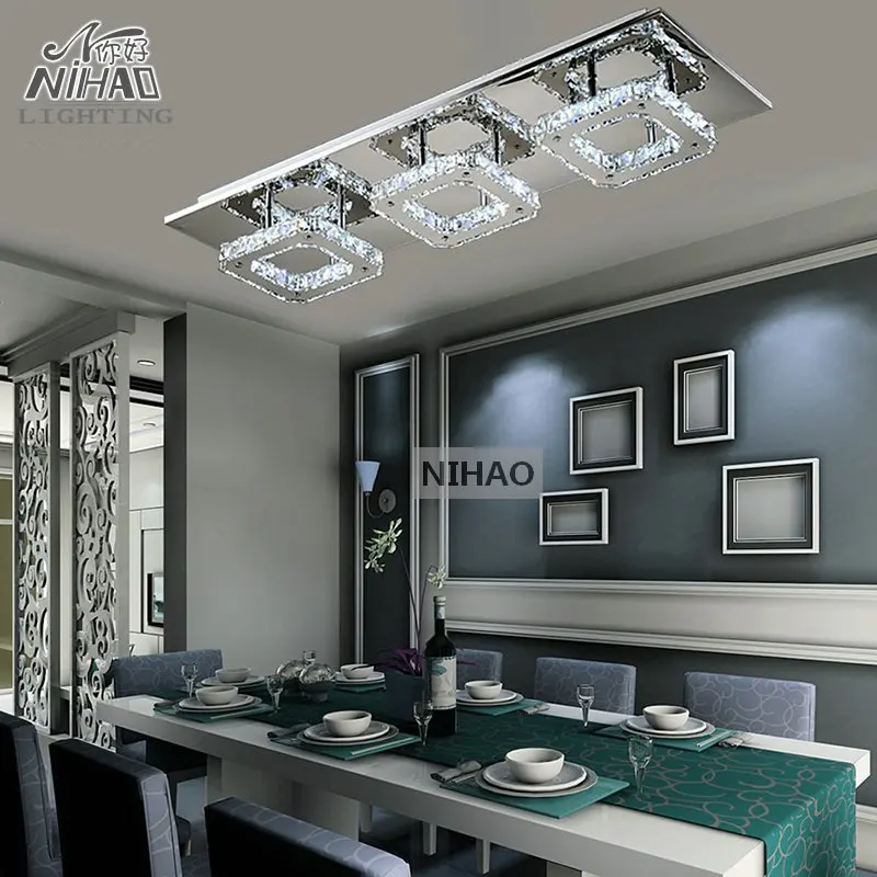 Современный светодиодный потолочный светильник со стразами лампа для прихожей и