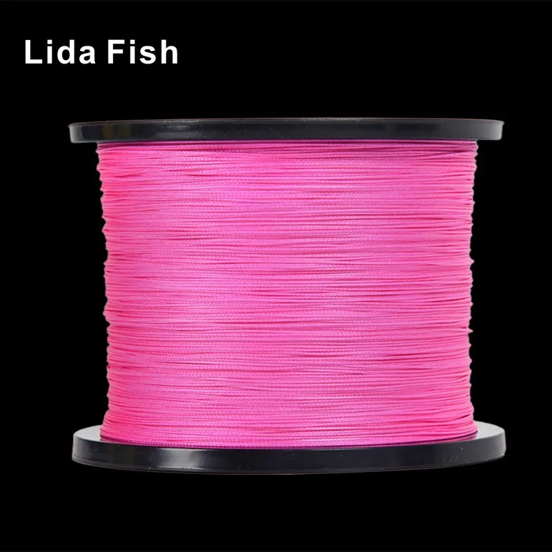 

Lida Fish Brand New 500m 8 braided PE braided wire high quality imported raw silk strong horse fish line professional technology
