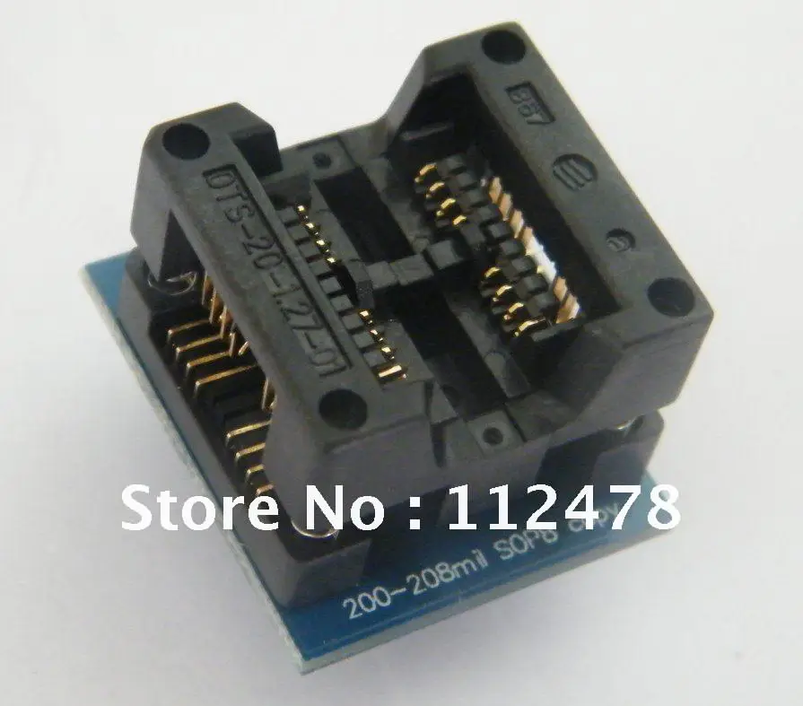 Бесплатная доставка/Универсальный сокет с двумя разъемами SOP8 в DIP16/переходник