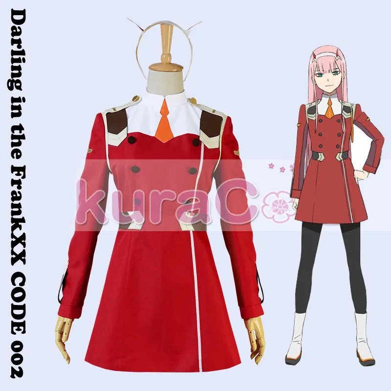 [В наличии] + парик аниме дорогой в Franxx код 002 фигурка ZERO TWO Униформа Хэллоуин