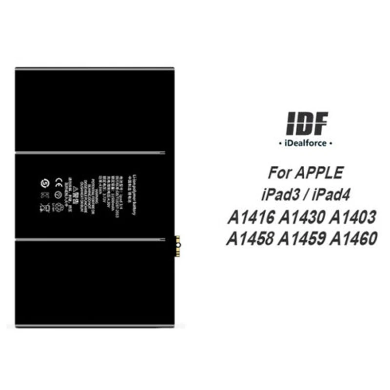 Высокое качество 11500mAh внутренняя литий ионная батарея Замена для iPAD3 iPAD4