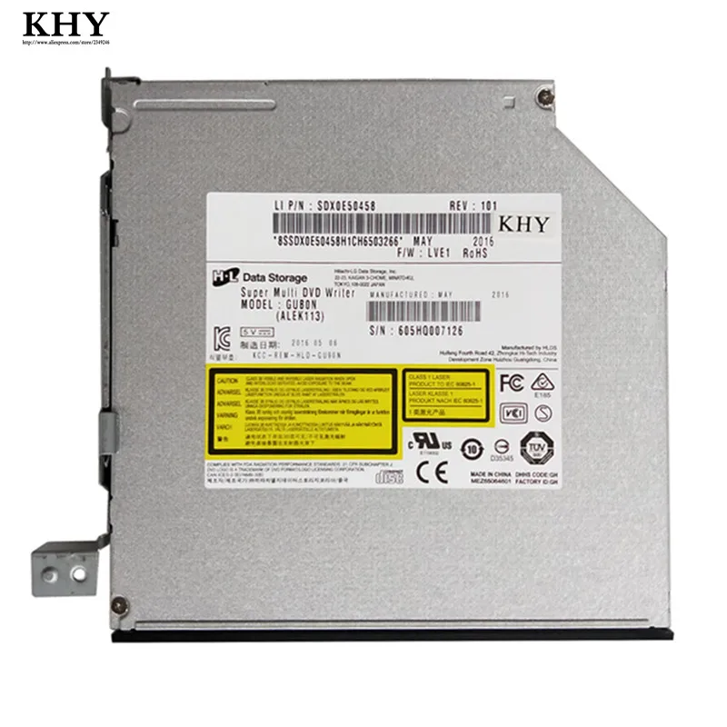 Ультра тонкая 9,5 мм dvd-rw DVDRW привод GUB0N GUD0N для Dell Vostro 3967 3667 3668 3653 3650 3050 3563 3560 для рабочего стола