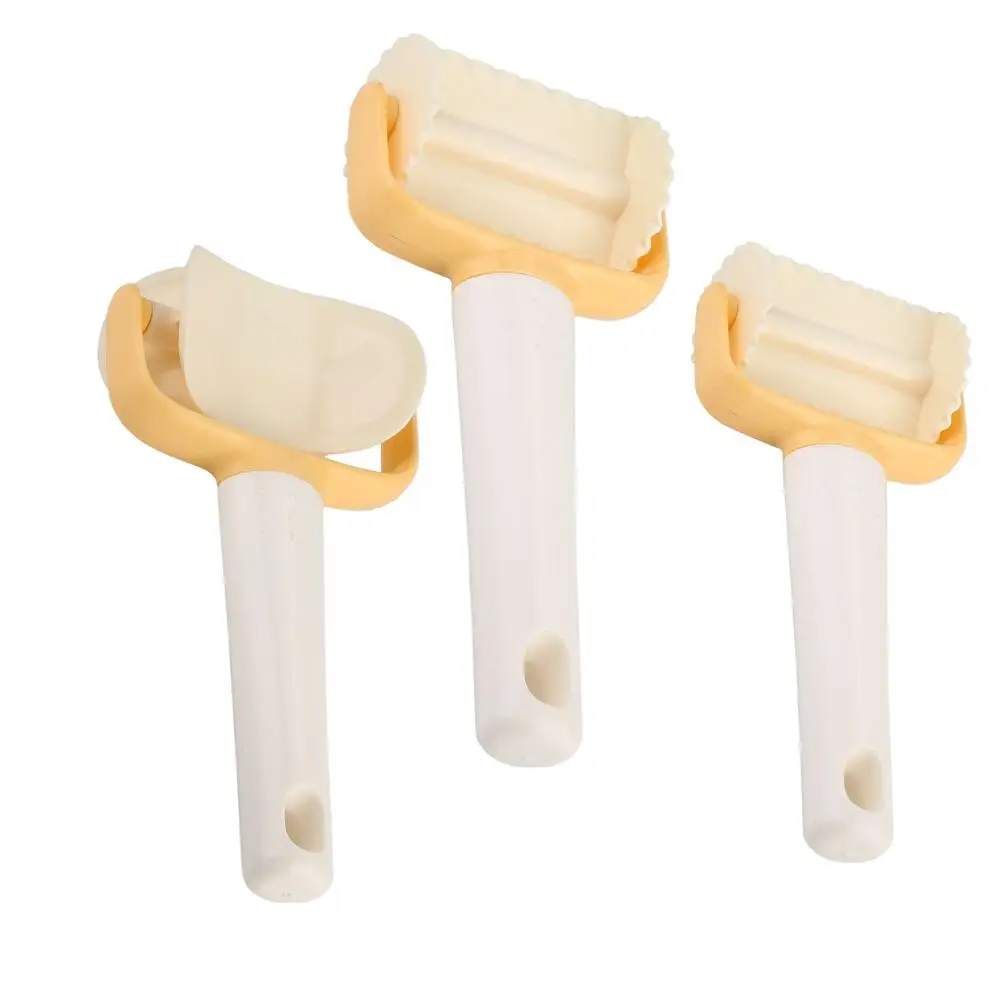 3pcs TOPINCN 3 шт./набор Rolling Angel бисквит печенья Резак плесень производитель торта DIY украшения пистолет набор ravoli тесто ролик для приготовления печенья резак - Цвет: 3pcs