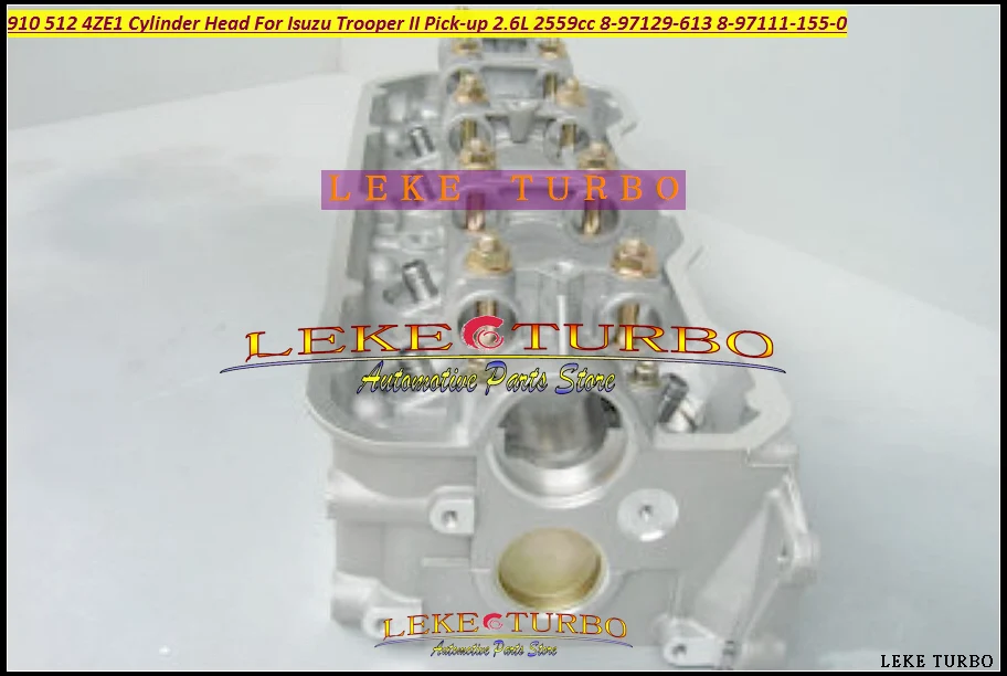 910 512 4ZE1 Головка блока цилиндров 8-97129-613 8-97111-155-0 для Isuzu Trooper II пикап Bighorn MU 2.6L 2559cc