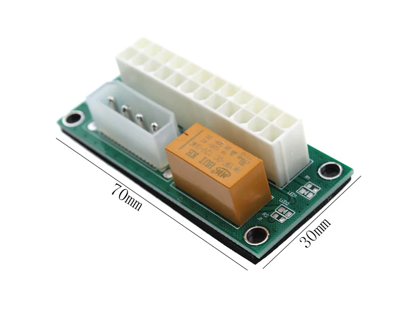 Двойной адаптер питания ATX 24Pin на 4pin/SATA Molex Удлинительный кабель для синхронизации