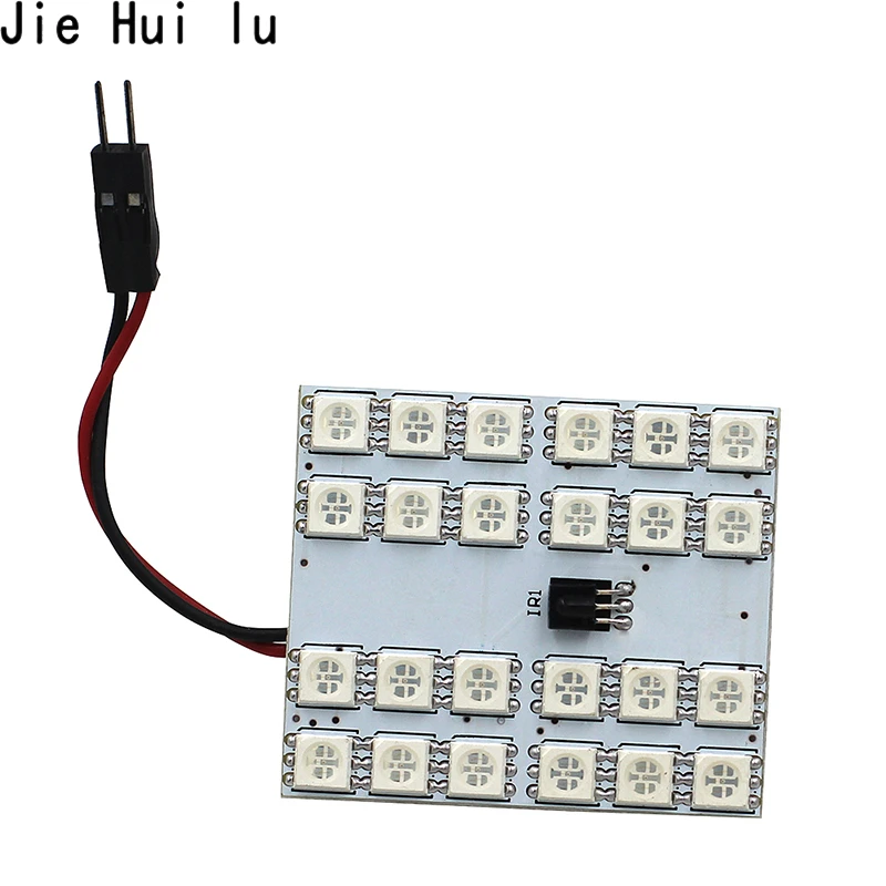 1 комплект T10 RGB 5050 12 SMD 15 24 36 Пульт дистанционного управления Rgb Светодиодная