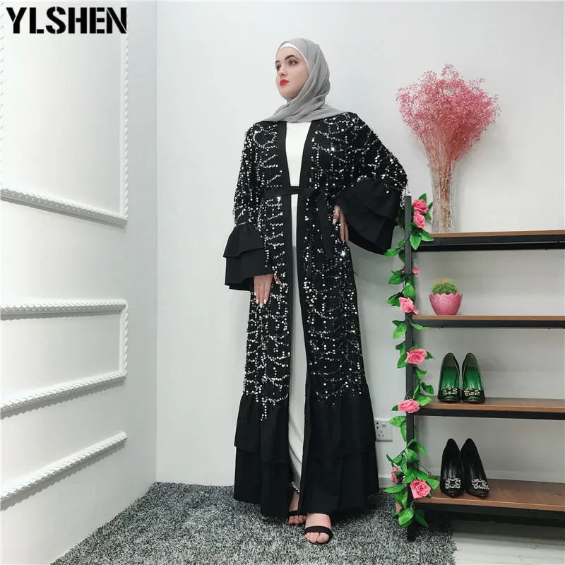 Женское мусульманское платье Abaya Dubai женское для молитвы Рамадана хиджаб кафтан