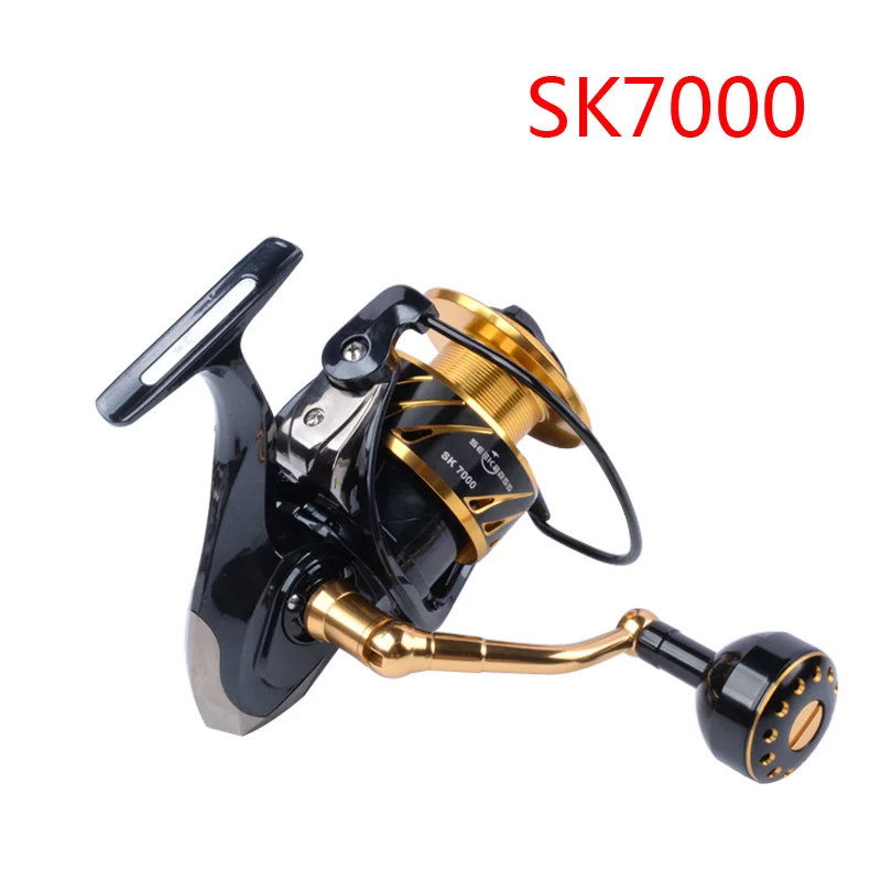 SK7000 REEL SeekBass, продукт, сделано в Японии, SK4000-SK10000, полностью Металлическая спиннинговая катушка, катушка для спиннинга, катушка для спиннинга, 12BB, катушка из сплава, 30 кг, сила сопротивления - Цвет: SK7000 REEL