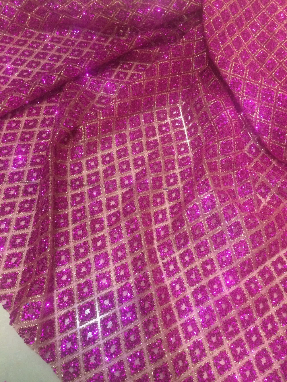 Glitter Mesh Fabric For Sewing Dress Embroidered Tulle Lace High Quality Hojilou | Дом и сад