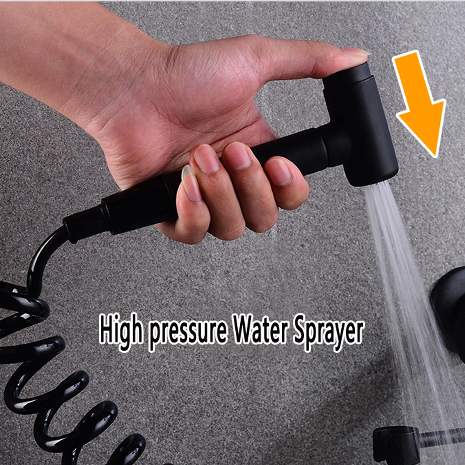 Силикагель любое направление Поворотный кухонный смеситель настенный черный