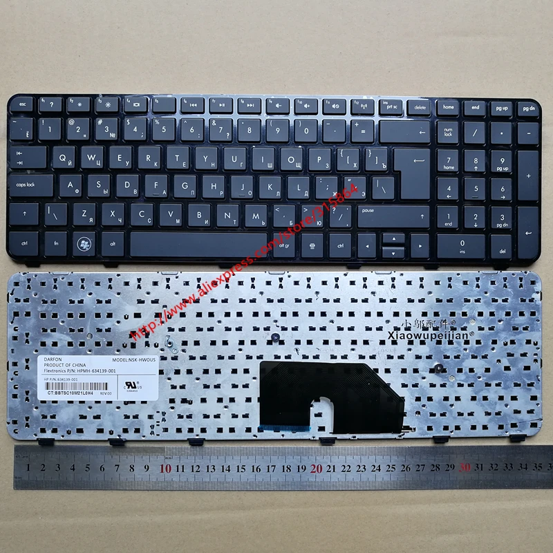 RU новая клавиатура для ноутбука HP DV6 6000 6101TX 6151TX 6153TX 6100 634139 251 черного цвета|keyboard for