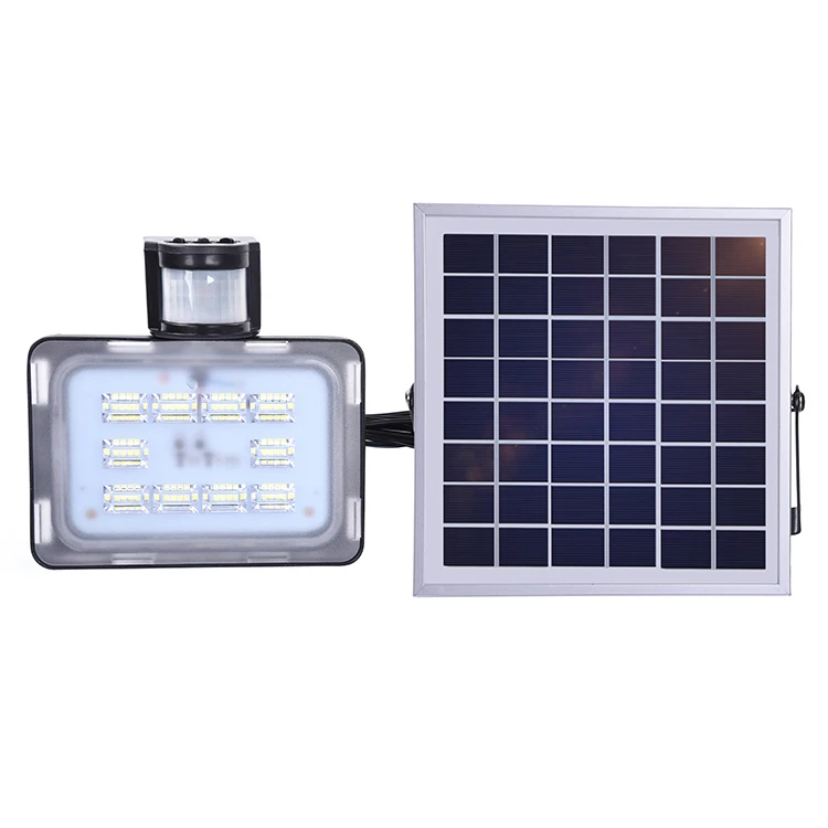 20 Вт светодиодный прожектор Солнечный с PIR датчиком движения SMD 5730 DC12V 24V 2400LM 6000 K 6500