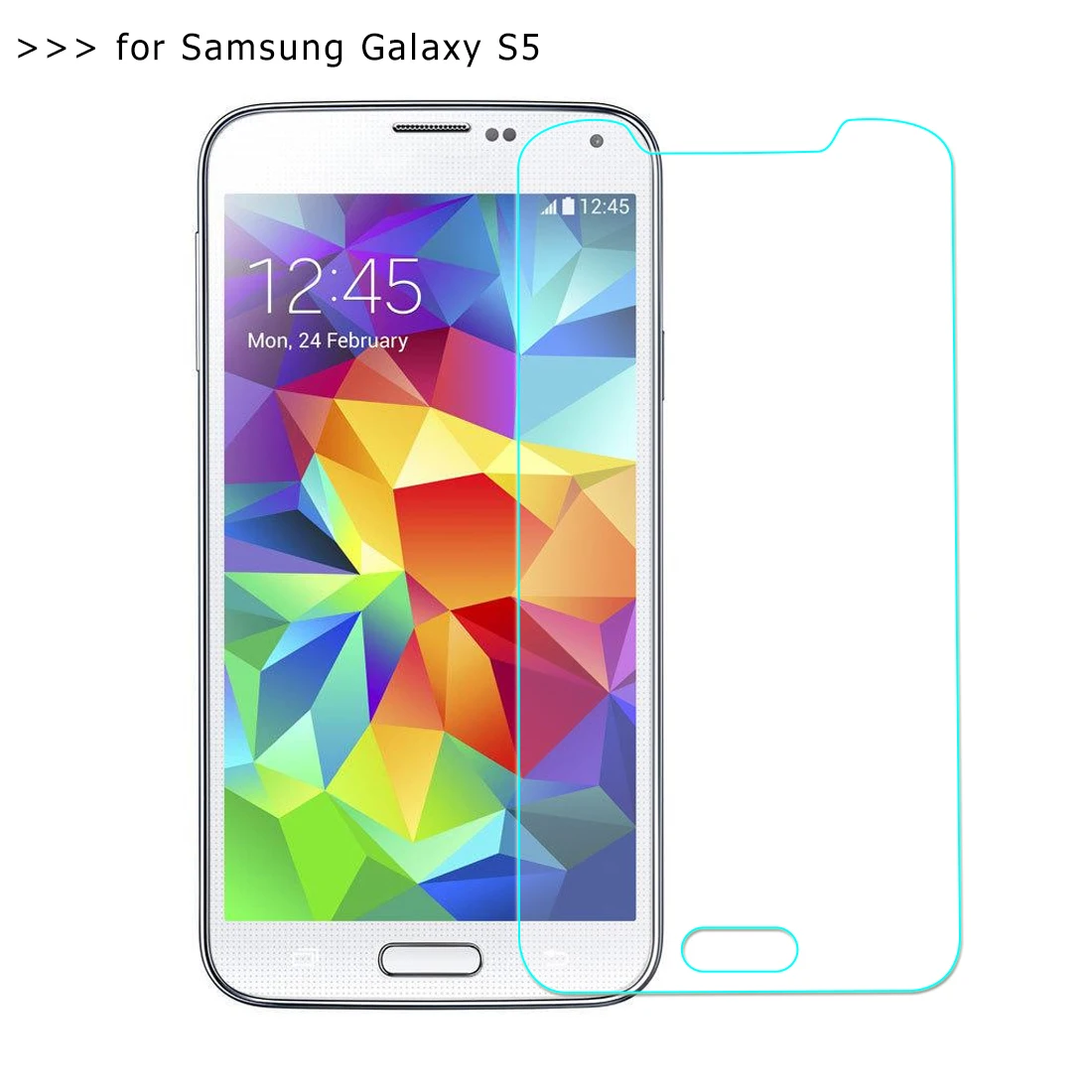 Высококачественное закаленное стекло премиум класса для Samsung Galaxy S5 i9600 2.5D 9H