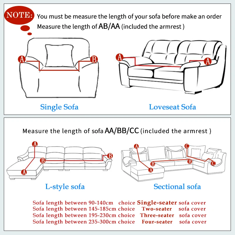 

Natural Kiss Soft Printed Stretch Sofa Cover Full All-inclusive Covers for Living Room Long Sofa Couch Sofa Towel Seat Cover