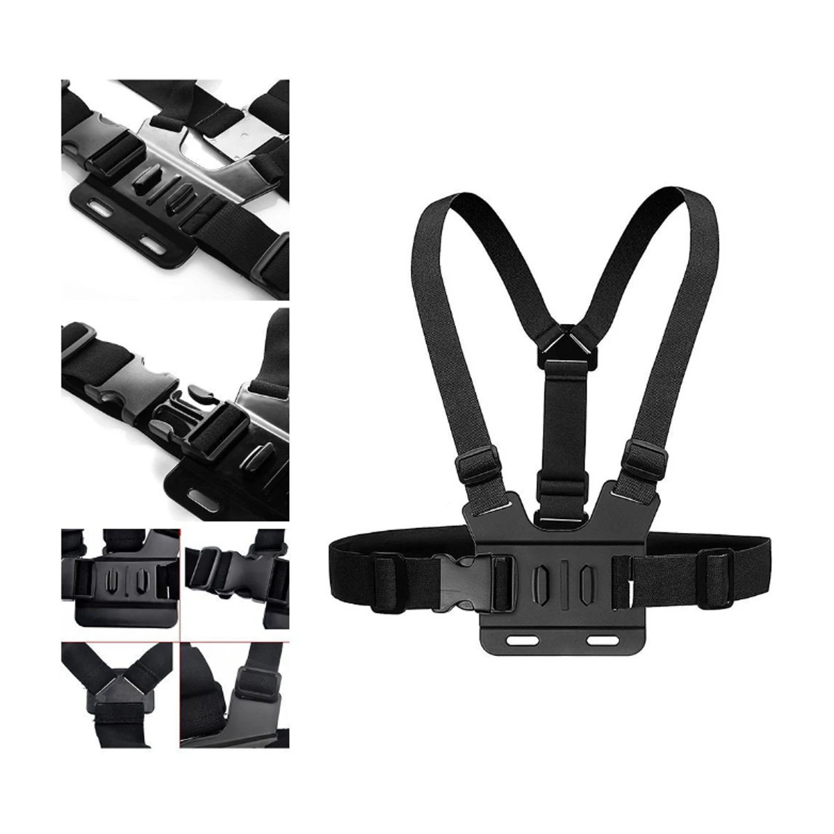 Для Gopro набор аксессуаров для Gopro Hero 7 6 5 4 3+ для SJCAM Xiaomi Yi камера для крепления на голову ремень Регулируемый ремешок