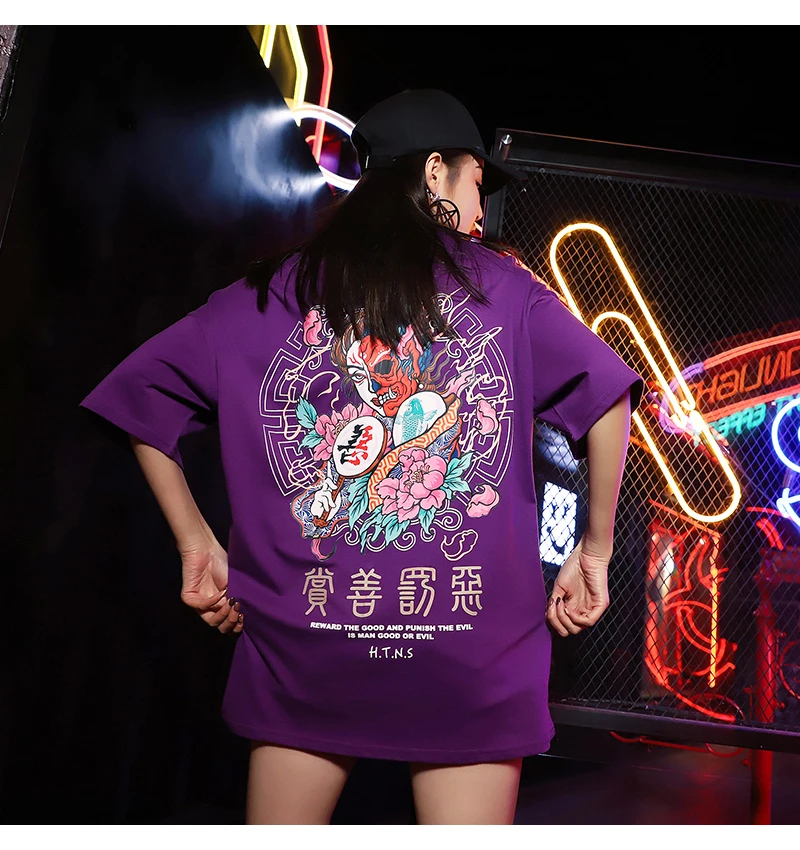 Aolamegs футболка для мужчин японский Harajuku печатных мужчин's футболки хлопок Мода хип хоп High Street Футболки Уличная