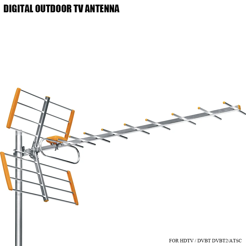 

High Gain TV Antenna For HD Digital HDTV DVBT/DVBT2 470MHz-860MHz Outdoor TV Antenna Digital Amplified HDTV Antenna