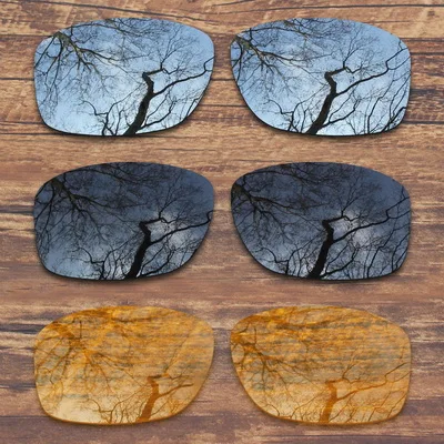 Black.Silver.Yellow ToughAsNails поляризованные Сменные линзы для Окли Юпитер квадратные солнечные очки-несколько вариантов - Цвет линз: Black.Silver.Yellow