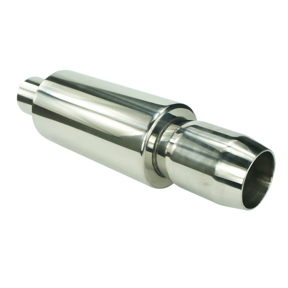 Универсальный автомобильный хромированный глушитель выхлопной трубы CNSPEED 2 25