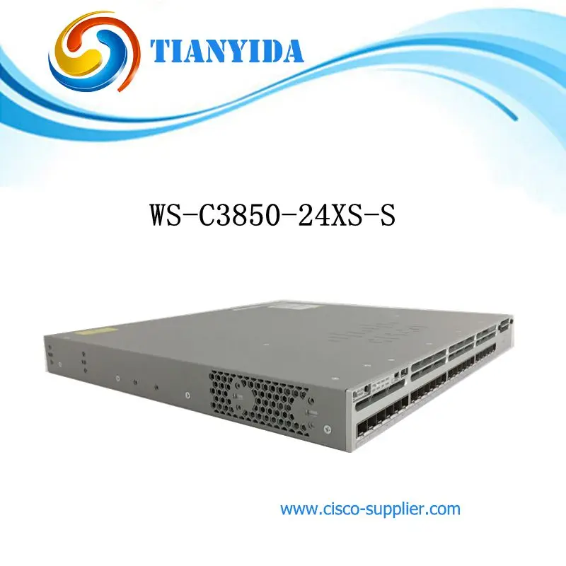 10-гигабитный переключатель WS-C3850-24XS-S Catalyst 3850 24 порта 10G волоконные переключатели |