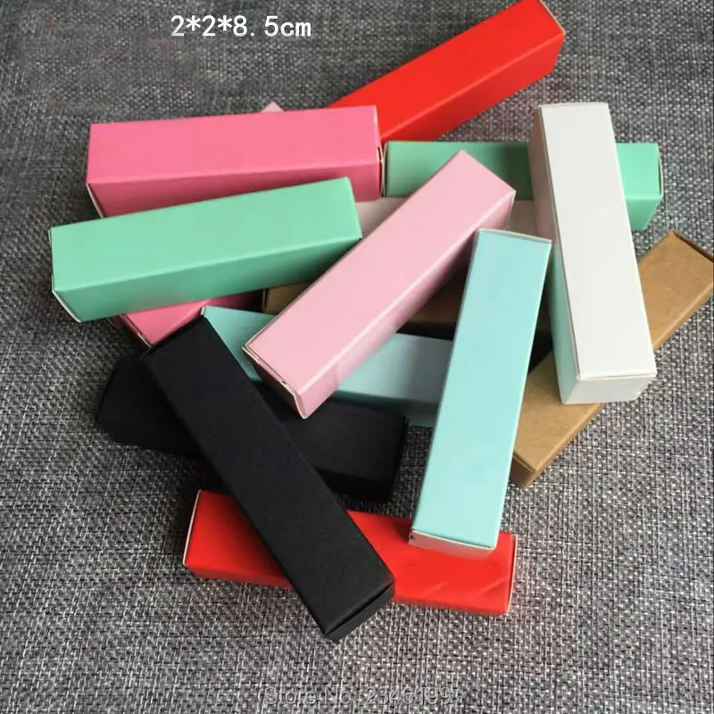 100 шт./лот коробка для упаковки красочных губных помад контейнер бальзама губ|lip