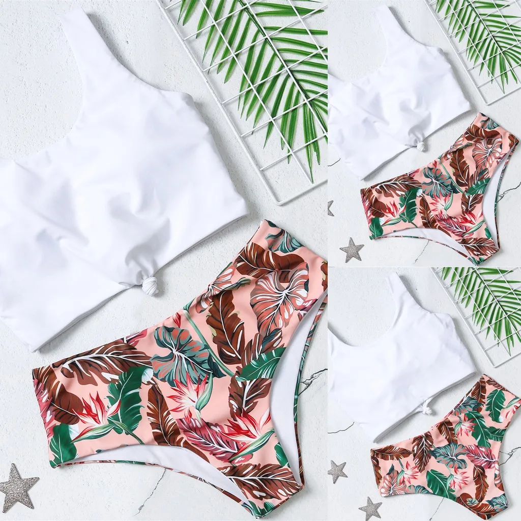 Женский купальник с пуш ап пляжный бикини большого размера спортивный костюм из