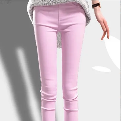 K340 Light purple YRRETY/повседневные Леггинсы для женщин; эластичные черные узкие леггинсы для фитнеса; брюки; уличные леггинсы; большие размеры - Цвет: K340 Light purple