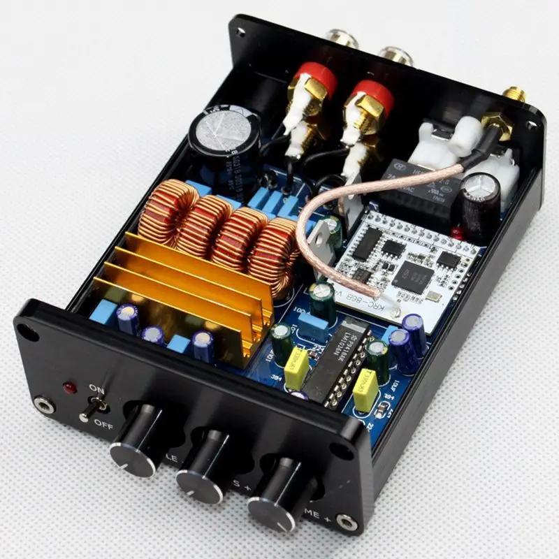 Класс D AMP TPA3116 + LM1036 Регулировка громкости Bluetooth цифровой усилитель мощности DC18-24V