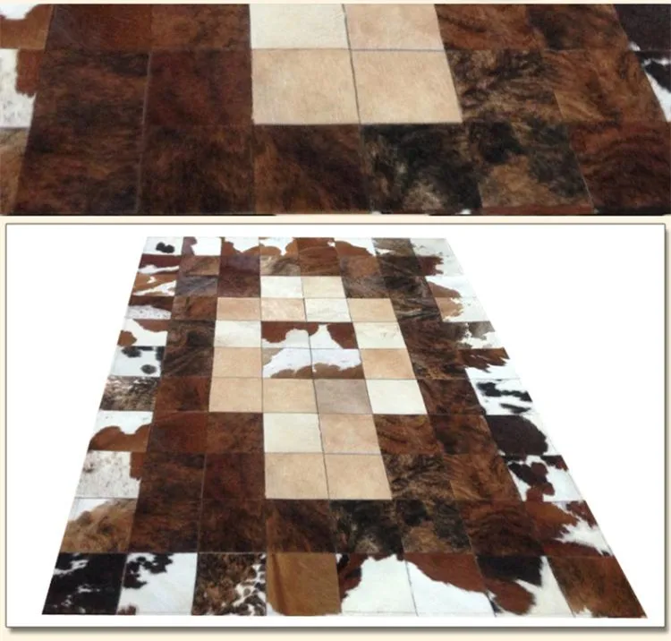 

free shipping 1 piece via DHL 100% natural genuine cowhide rubber backing commercial carpet tiles