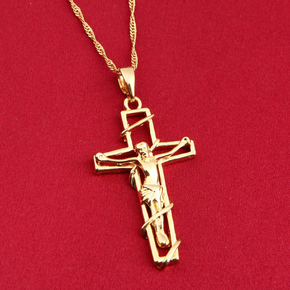 Женское и мужское ожерелье с подвеской крестом|pendants wholesale|crucifix jesuscrucifix cross pendant |