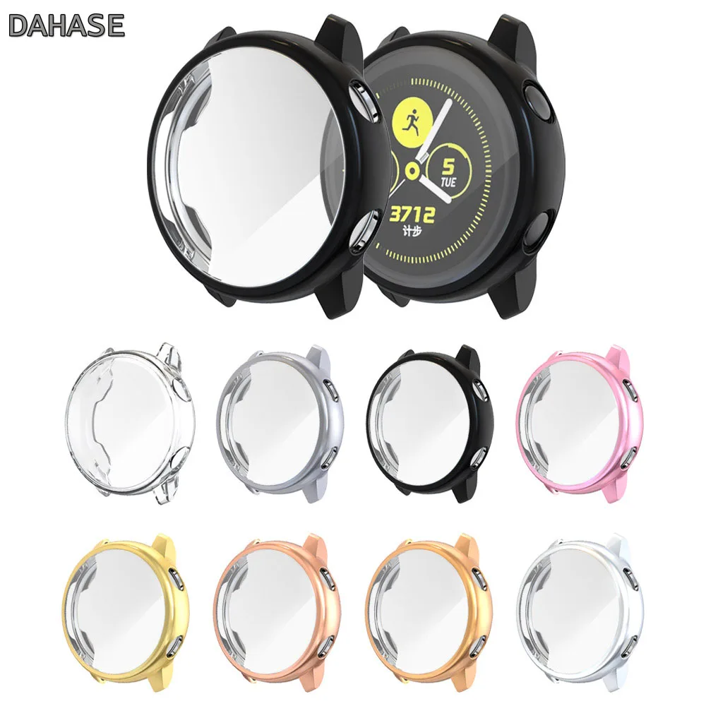 Защитный чехол для экрана для samsung Galaxy Watch Active, Ультратонкий Мягкий ТПУ силиконовый защитный чехол для часов